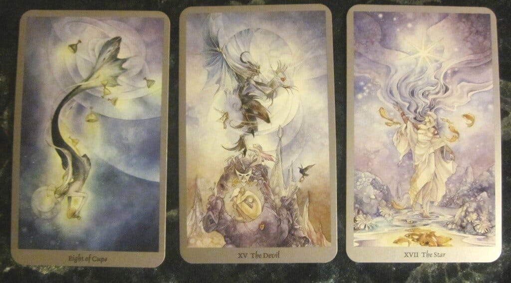 10/11/11: Next Act Coming! | Knight of Cups, Devil, The Star Everyday Tarot
