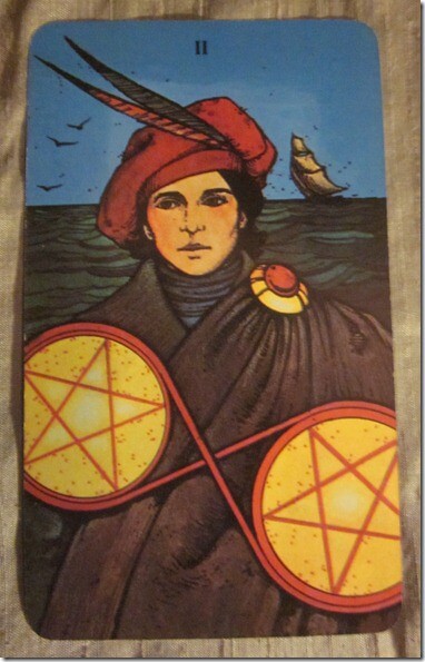02/08/12: Get some backup | 2 of Pentacles
