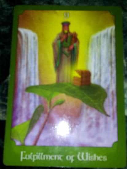 04/09/13: Ah, Contentment / 9 of Cups Everyday Tarot