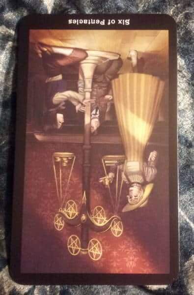 09/20/13: Long Line / 6 of Pentacles Rx Everyday Tarot