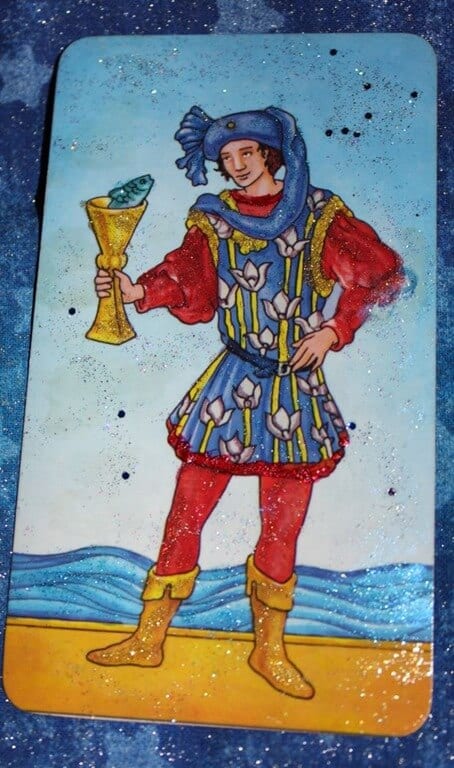 11/30/13: Thank You Heart / Page of Cups